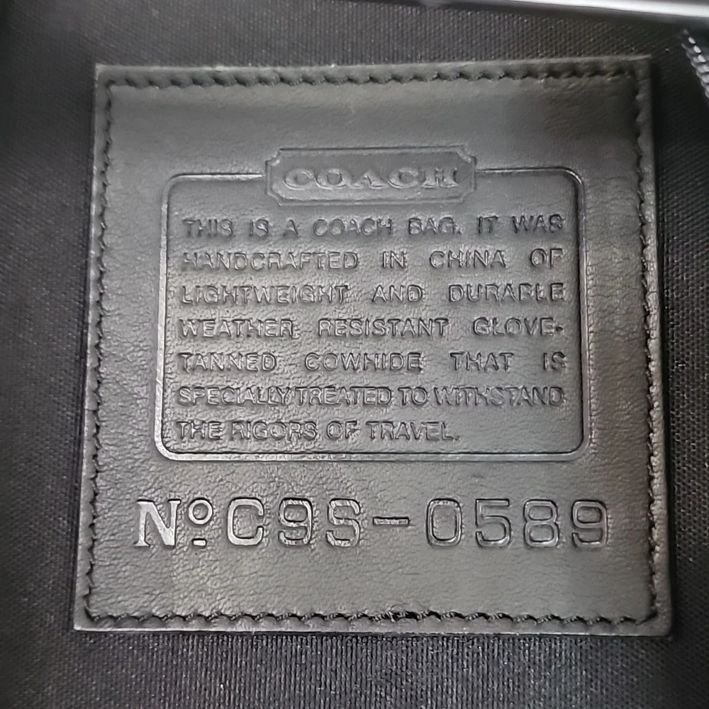 Rare Exclusive Lexus x Coach Limited Edition Black Leather Full Size Garment Bag